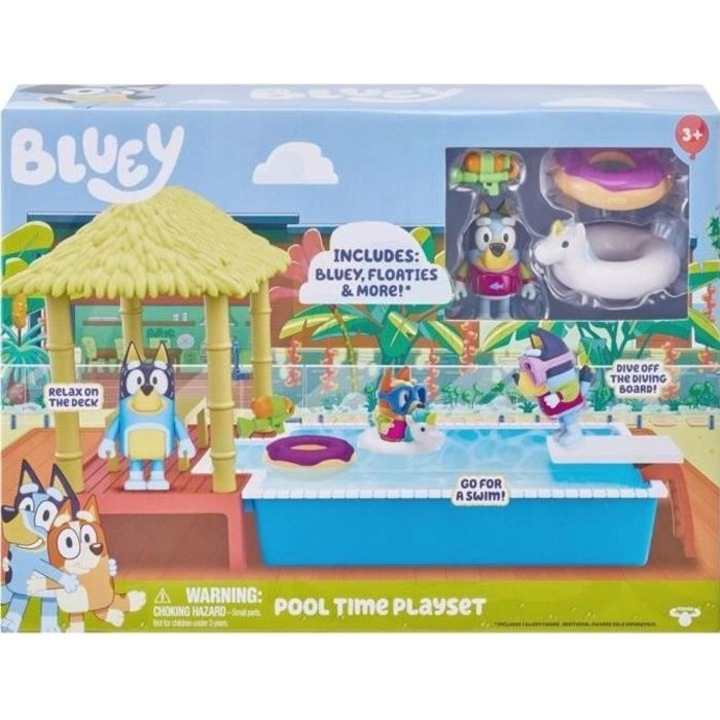 Комплект фигурки и аксесоари Bluey, MOOSE TOYS, 3 години+, многоцветен