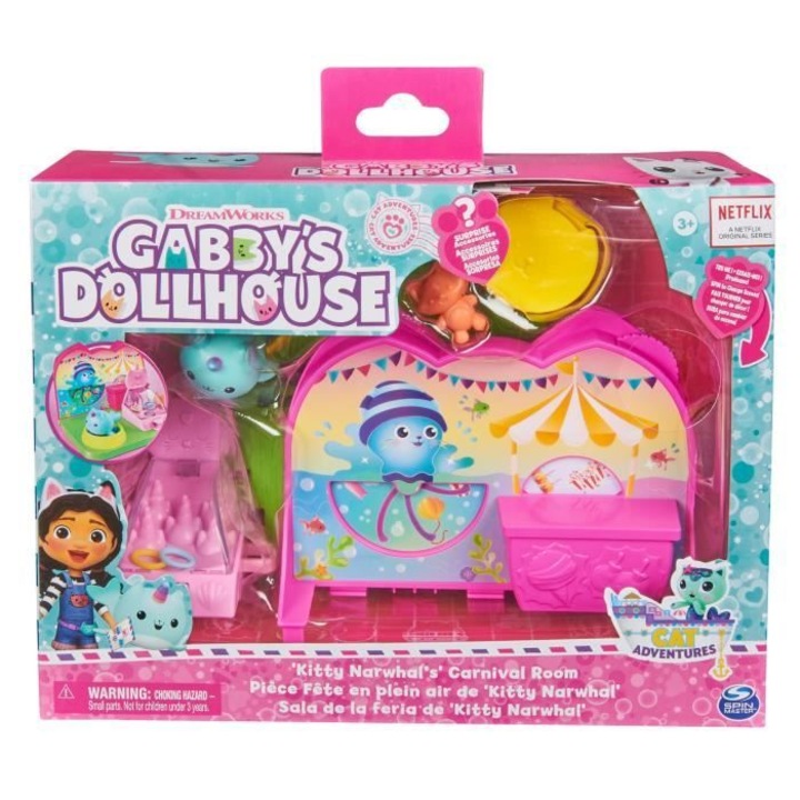 Set figurina si accesorii, Spin Master, Gabby's Dollhouse, 3ani+, Multicolor