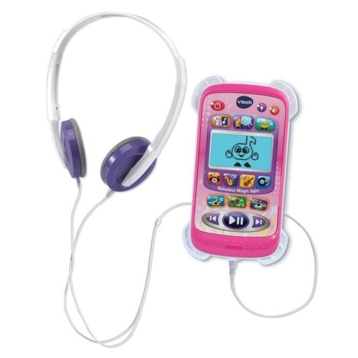 Гаджет Walker Magic Light Wtech, розов, със слушалки