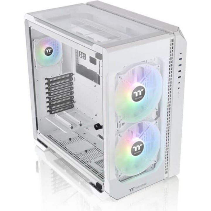 Кутия за компютър, Thermaltake, View 51 TG ARGB, голяма, E-ATX, бяла