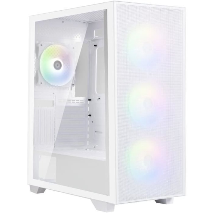 Carcasa SHARKOON TG7M RGB Tempered Glass , MiddleTower, fara sursa, Black