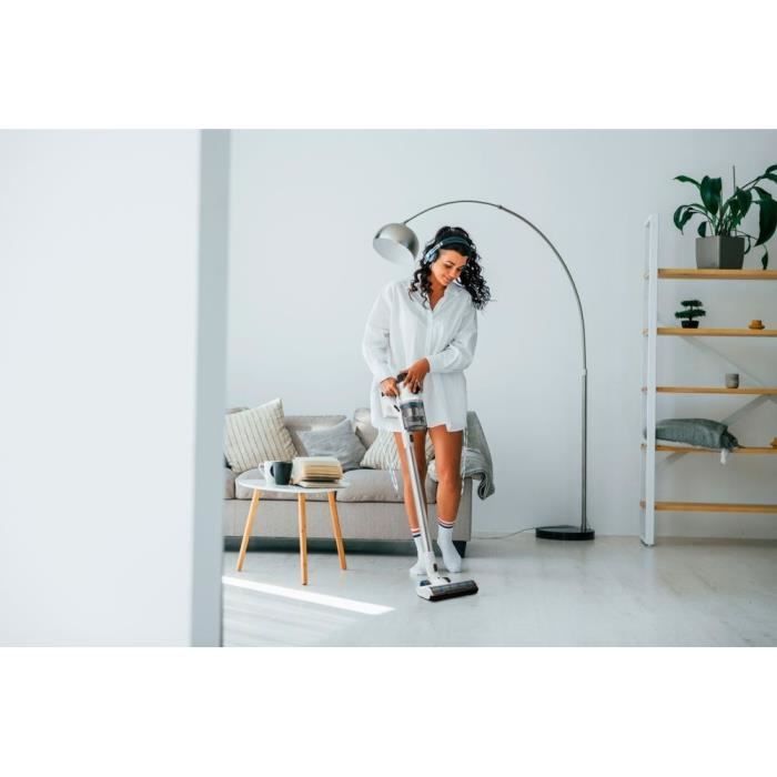 Aspirator vertical fara fir Medion P350, 350 W, HEPA H13, senzor de praf