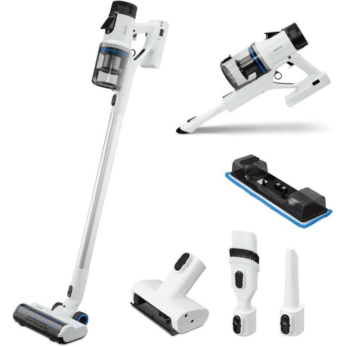 Aspirator vertical fara fir Medion P350, 350 W, HEPA H13, senzor de praf