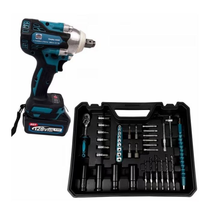 Masina de Impact si Insurubat ATT®, 2 Acumulatori, accesorii 2 baterii