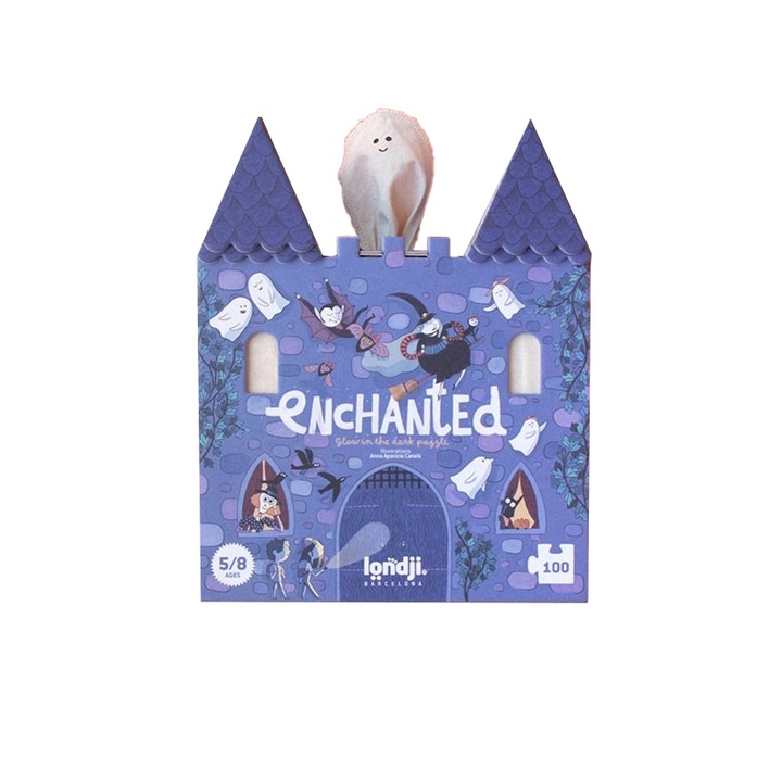 Обръщащ се пъзел The haunted castle, Londji, свети в тъмното, 100 части