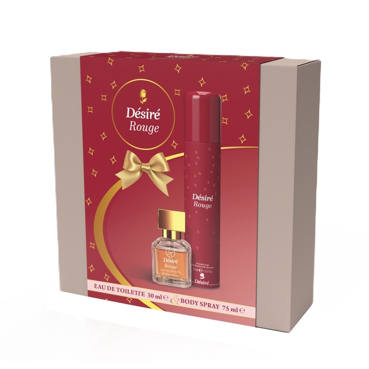 Desire Rouge Női szett dezodorral 75ml és EDT 30ml