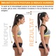 Corector de postura, indreptator pentru spate, sustine umerii, gatul si clavicula, suport pentru spate, trainer unisex pentru postura, dimensiune reglabila, negru