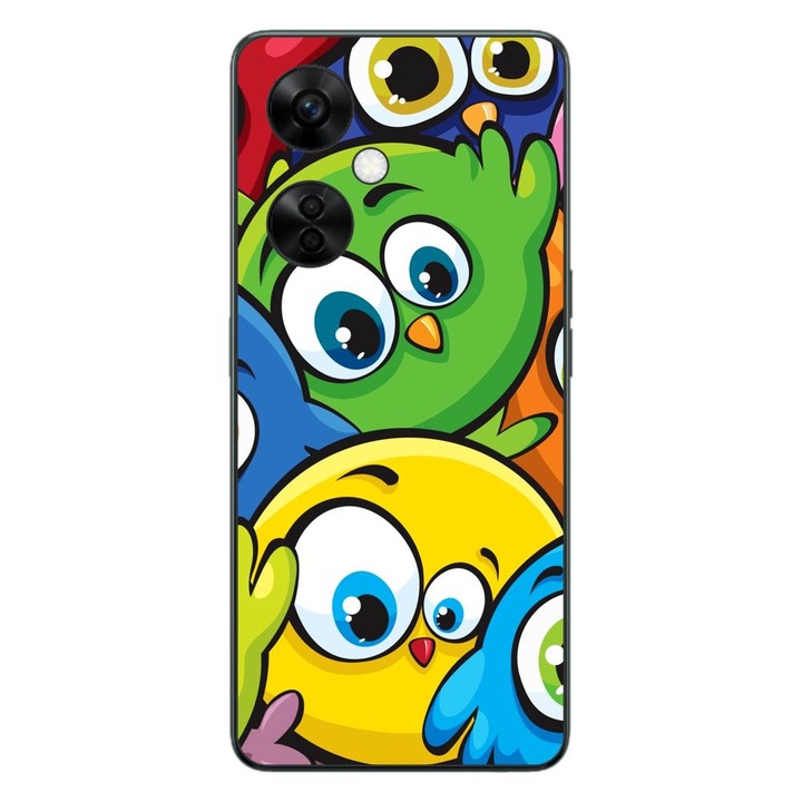 Капак, съвместим с модел OnePlus Nord CE3 Lite Silicone Gel Tpu Colorful Owls