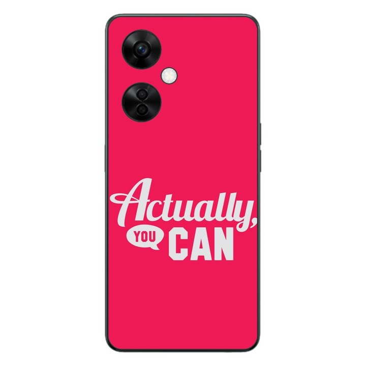 Калъф, съвместим с OnePlus Nord CE3 Lite Silicon Gel Tpu Модел Съобщение Всъщност можете