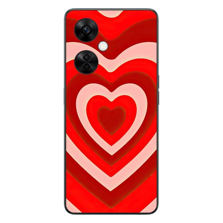 Калъф, съвместим с OnePlus Nord CE3 Lite Silicon Gel Tpu Model Powerpuff Girls Heart Red Soul