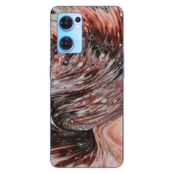 Капак, съвместим с модел Oppo Reno7 5G Silicon Gel Tpu Copper Stream