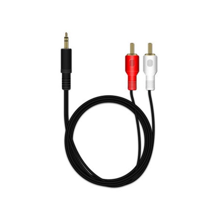 Cablu audio MediaRange, RCA/Stereo Jack 3.5 mm, 1m, multicolor