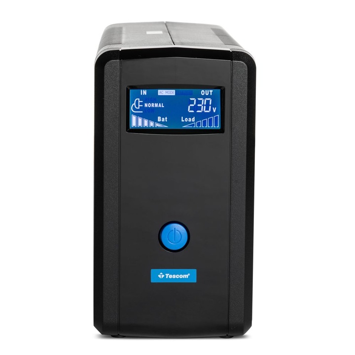 UPS Tescom Leo Plus LCD 1.5K Line Interactive, negru