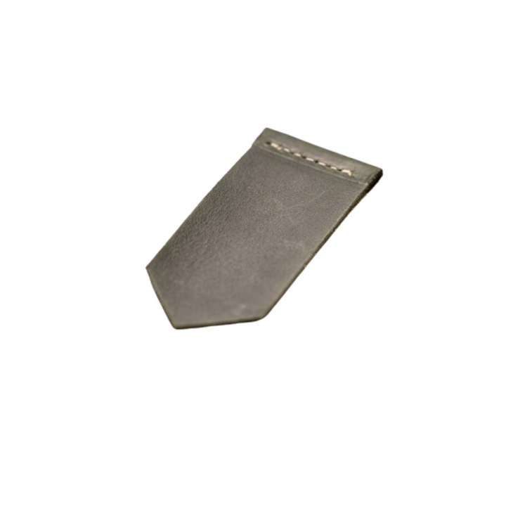 Semn de carte Vintage, piele naturala, verde, Unika