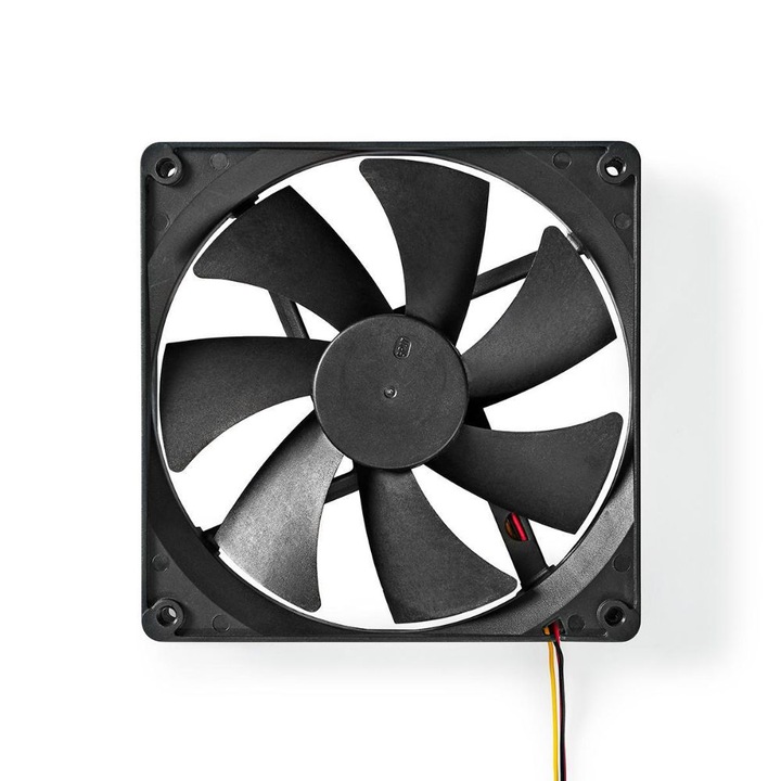 Ventilátor PC Nedis 140mm 3-tűs 24.9 dBA fekete
