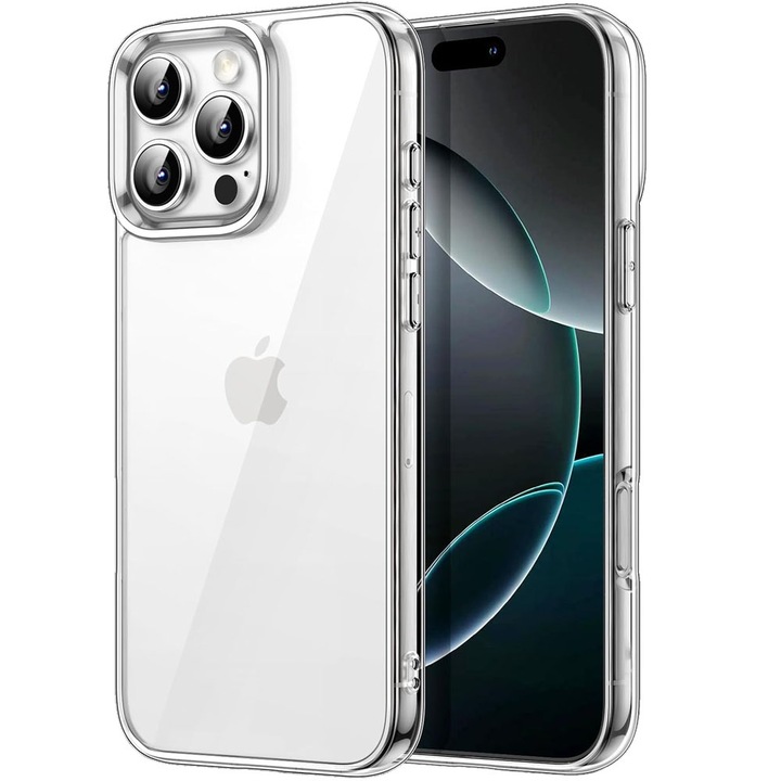 Husa de protectie compatibila cu iPhone 16 PRO GUIXUAN, TPU, Transparent