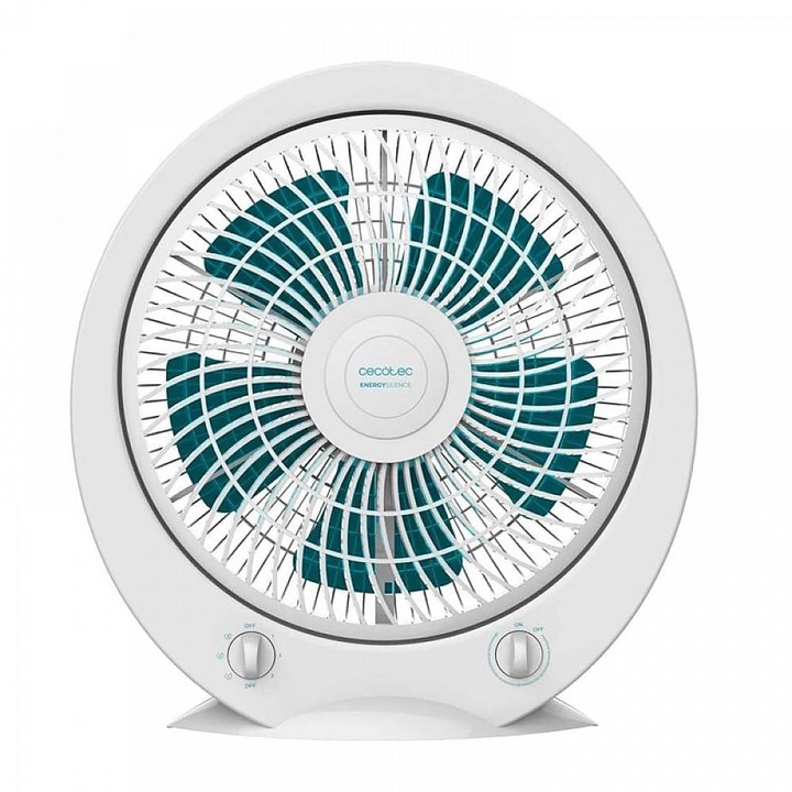 Ventilator CECOTEC EnergySilence 4500, alb, 30x30cm