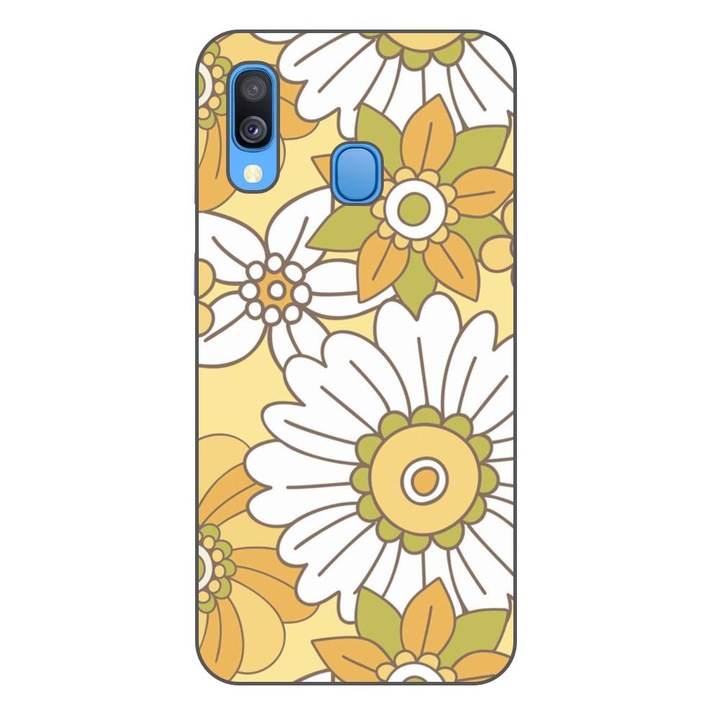 Husa compatibila cu Samsung Galaxy A40 Silicon Gel Tpu Model Pastel Garden