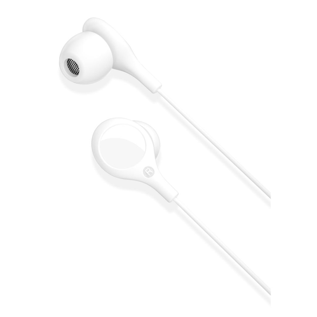Casti Audio cu Fir si Microfon XO EP46, Alb, Mufa Jack 3,5mm, Noise Cancelling, Sunet Clar si Izolare Fonica, Ideal pentru Muzica si Apeluri