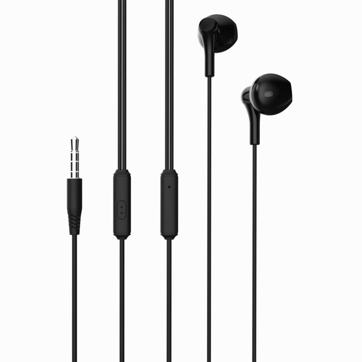 Casti Audio cu Fir si Microfon XO EP39, Mufa Jack 3,5mm, Sunet Clar si de Inalta Calitate, Design Elegant pentru Utilizare Indelungata