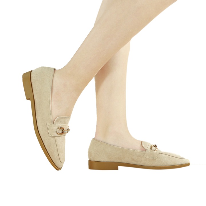 Pantofi casual PD-73bej 110531, Bej