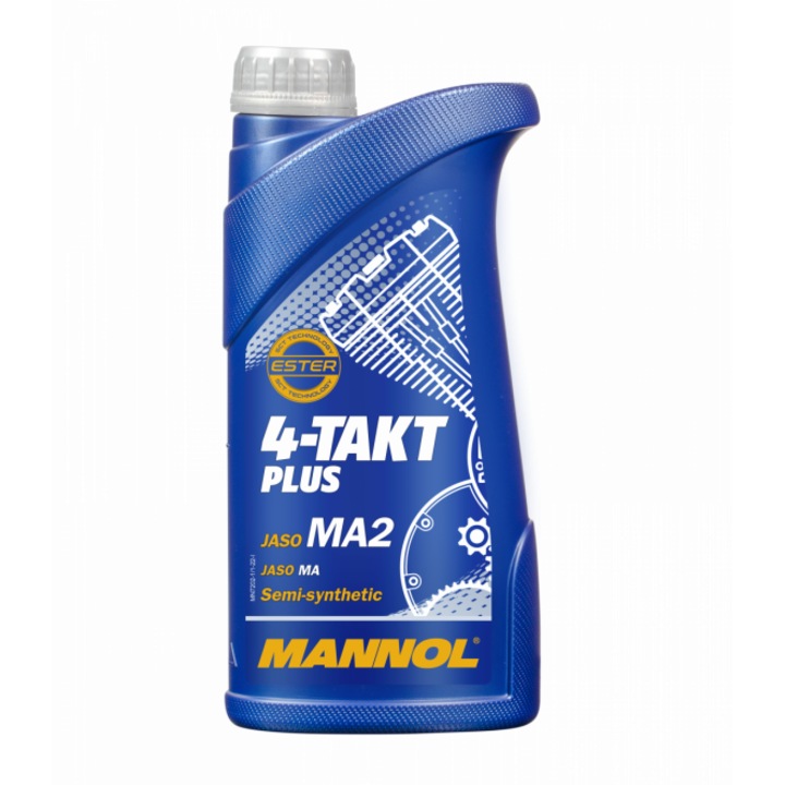 Ulei motociclete 10w40, Mannol Plus Semi-sintetic 1L