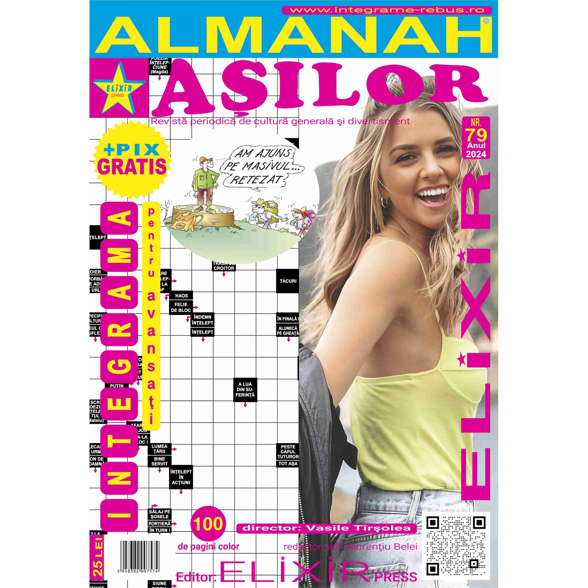 Elixir Integrame Integrame, Elixir Press, Almanah integrama Asilor nr 79, 100 pagini ...