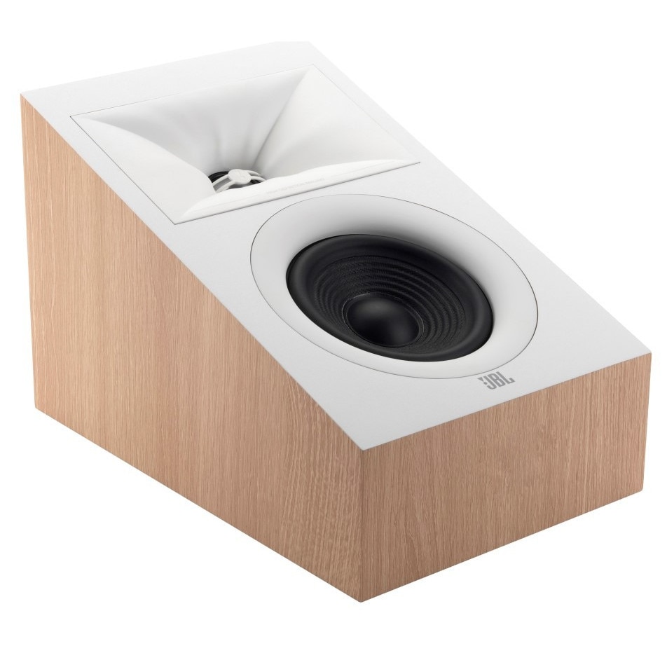Boxe JBL Stage 240H, Dolby Atmos, 4,5" woofer, beige, 176x180x270mm