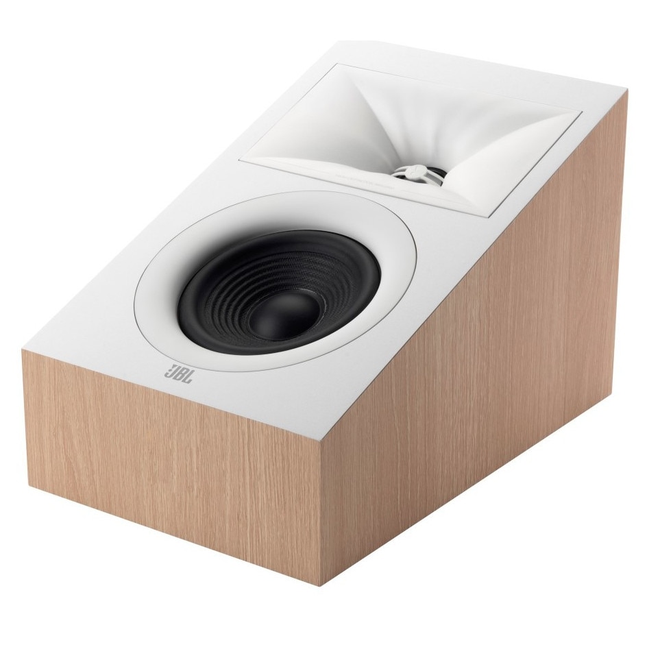Boxe JBL Stage 240H, Dolby Atmos, 4,5" woofer, beige, 176x180x270mm