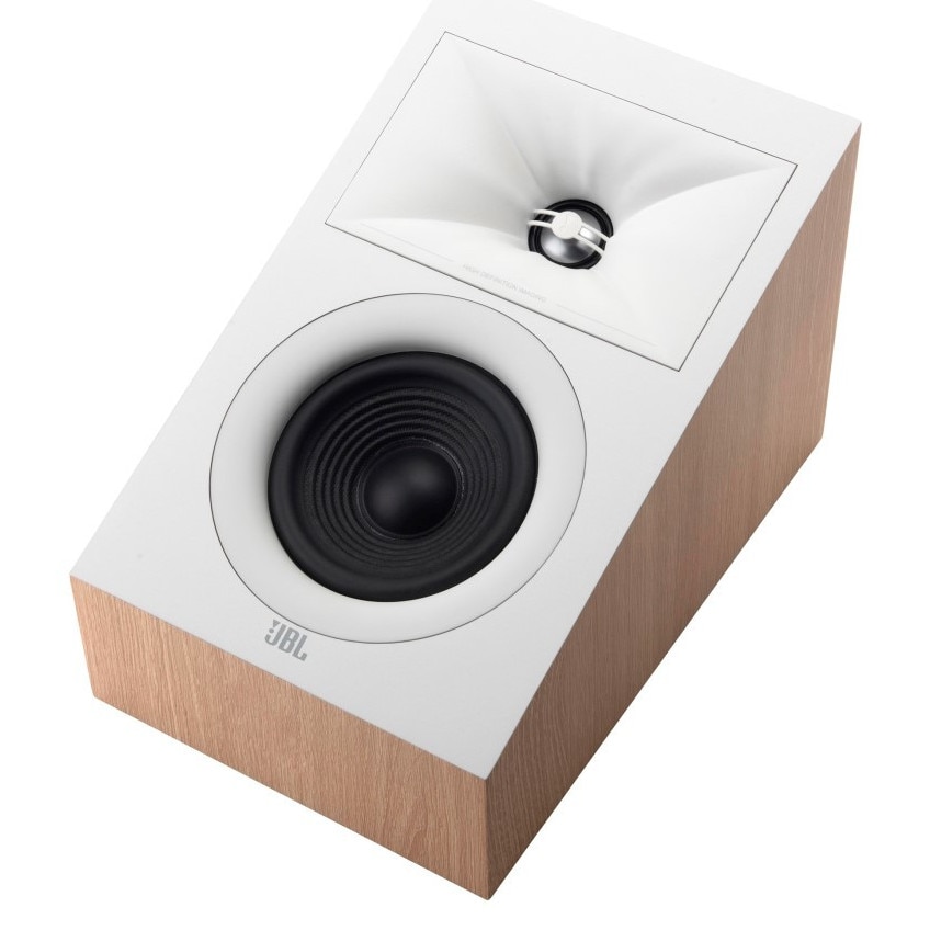 Boxe JBL Stage 240H, Dolby Atmos, 4,5" woofer, beige, 176x180x270mm