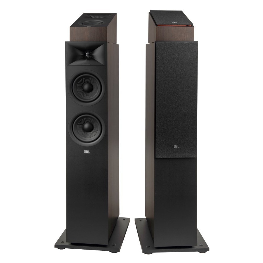 Boxe, JBL Stage 240H, 4.5" subwoofer, 1" tweeter, 176x180x270mm, espresso/negru