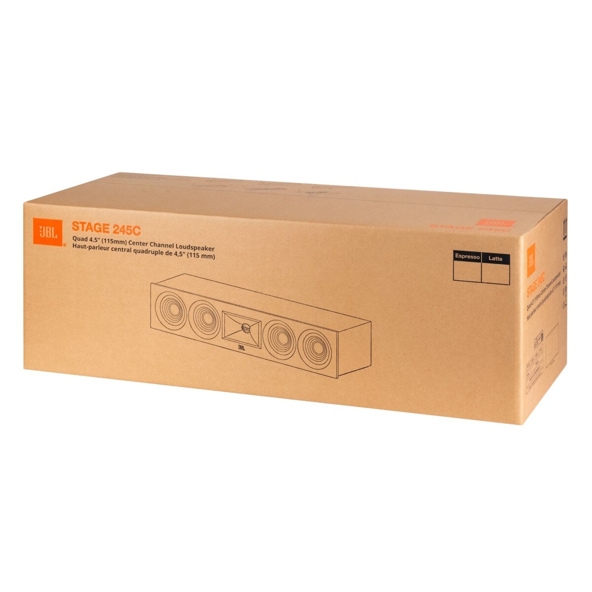 JBL STAGE 2 245C Difuzor central pentru home cinema in culoarea latte