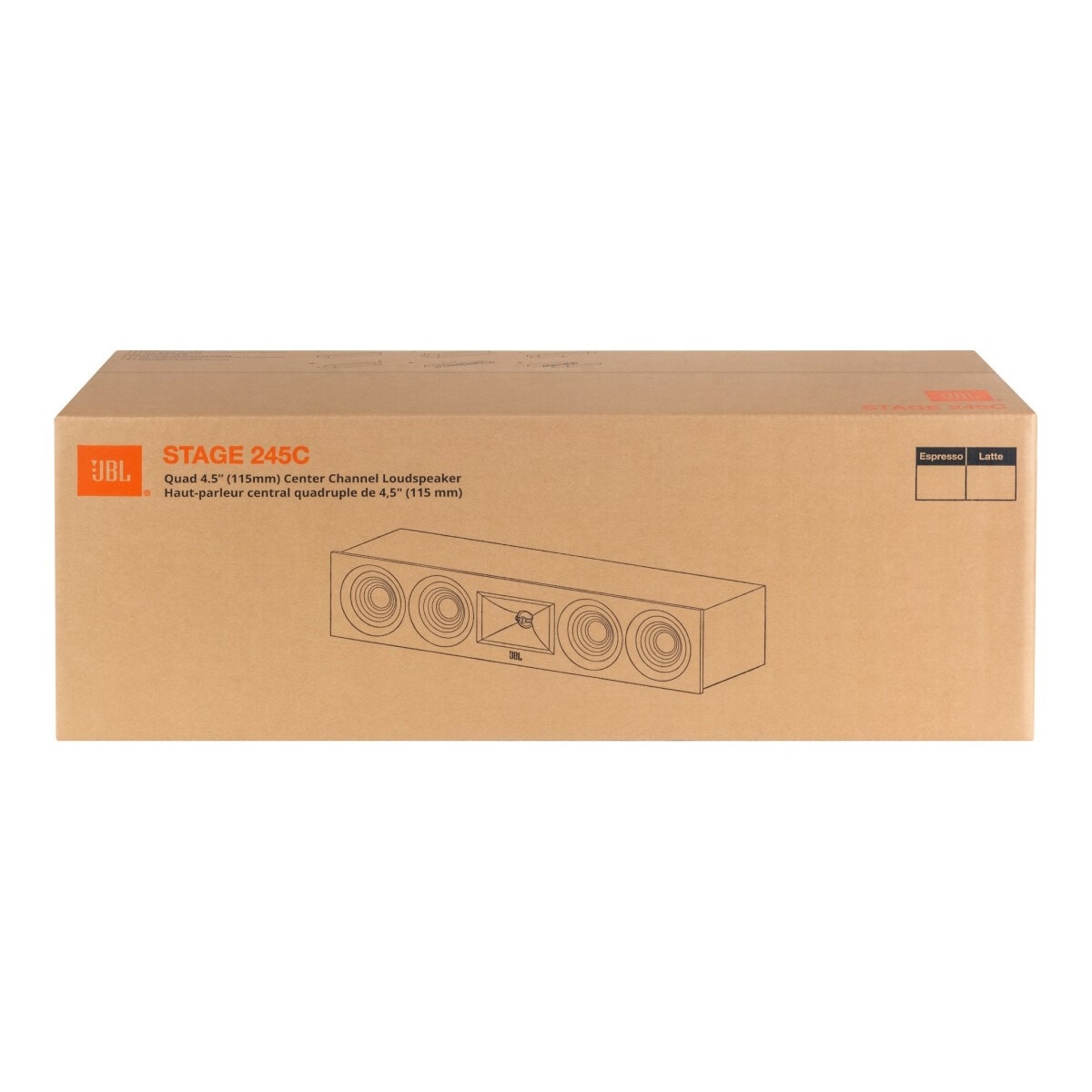 JBL STAGE 2 245C Difuzor central pentru home cinema in culoarea latte