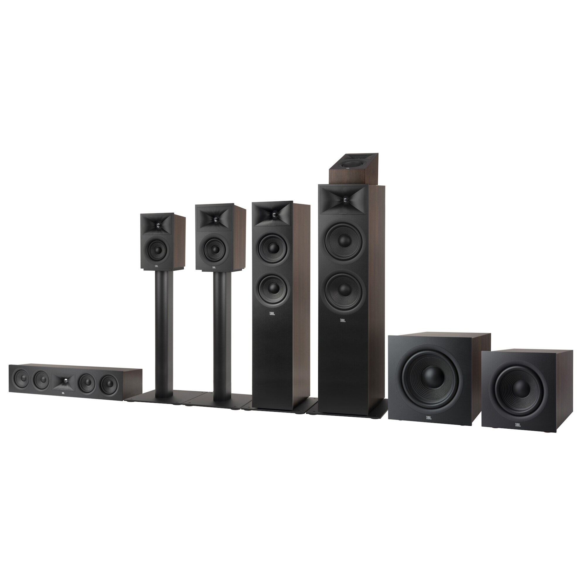 JBL STAGE 2 245C Difuzor central pentru home cinema in culoarea espresso
