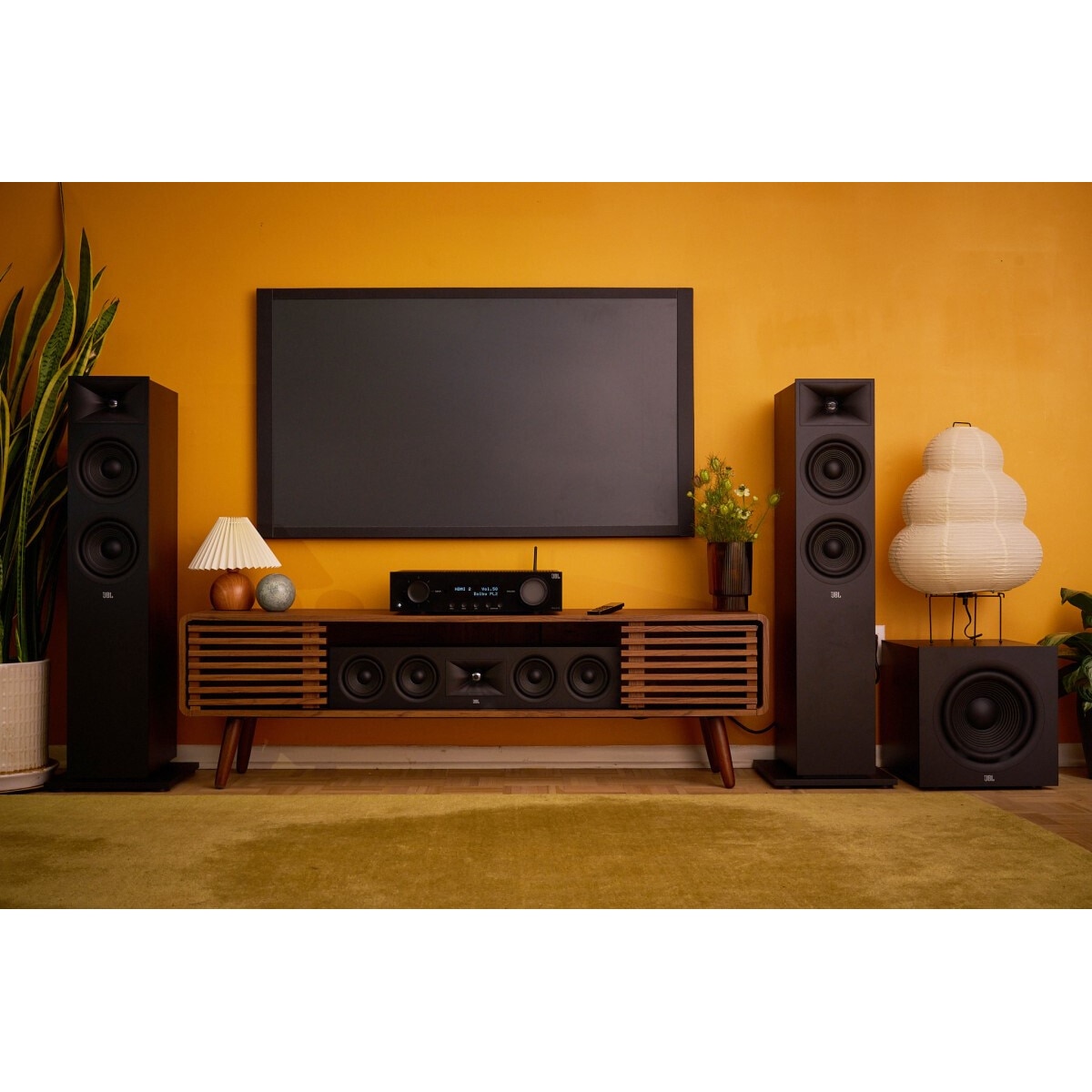 JBL STAGE 2 245C Difuzor central pentru home cinema in culoarea espresso
