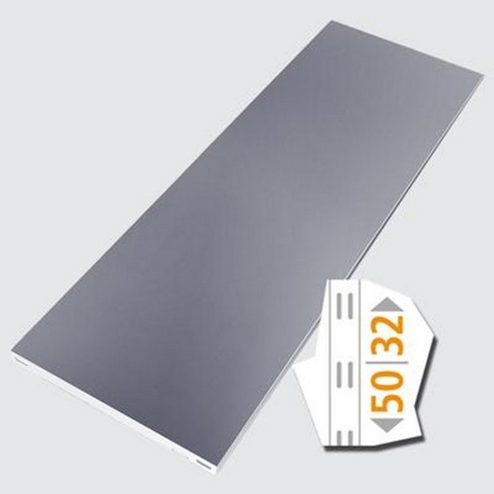 Raft metalic, 80x30 alb