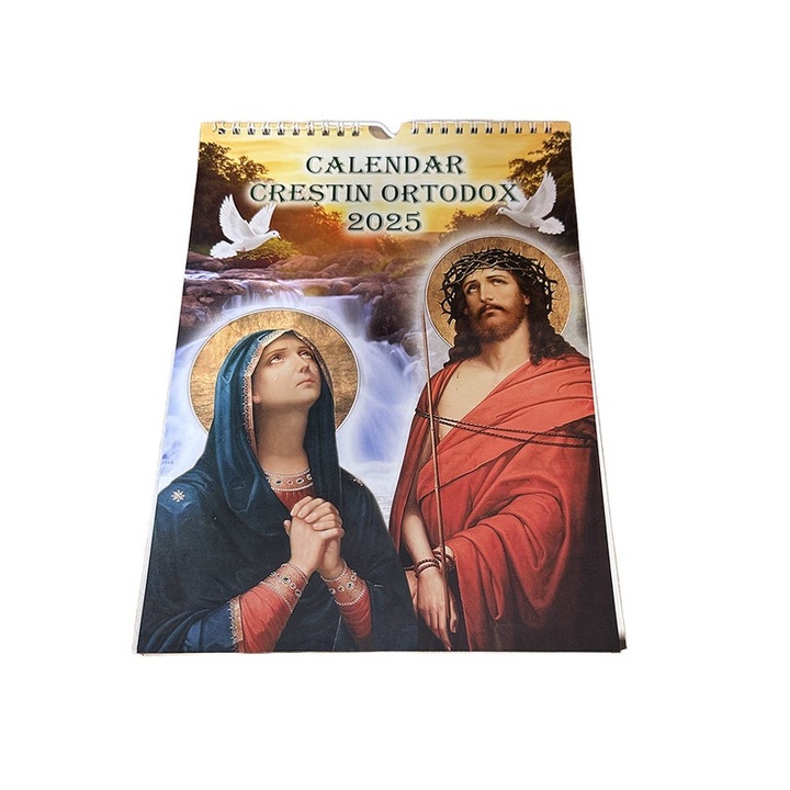 Calendar de Perete Crestin Ortodox 2025, format A4, Vision XXI eMAG.ro