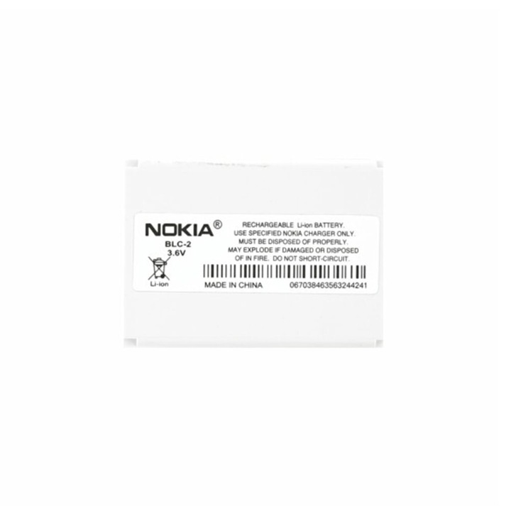 Батерия за Nokia 3310/3330/5510/3350/3410/3510/3510i/6650/3530/6800/6810, 1000mAh - BLC-2 (02136) - Бяла