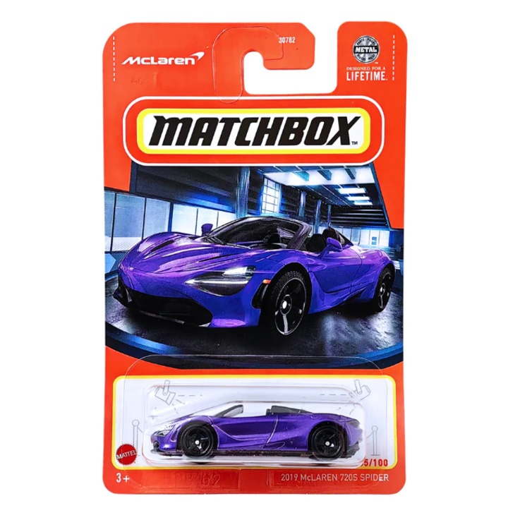 Matchbox autó 2019 Mclaren 720S Spider, 1:64