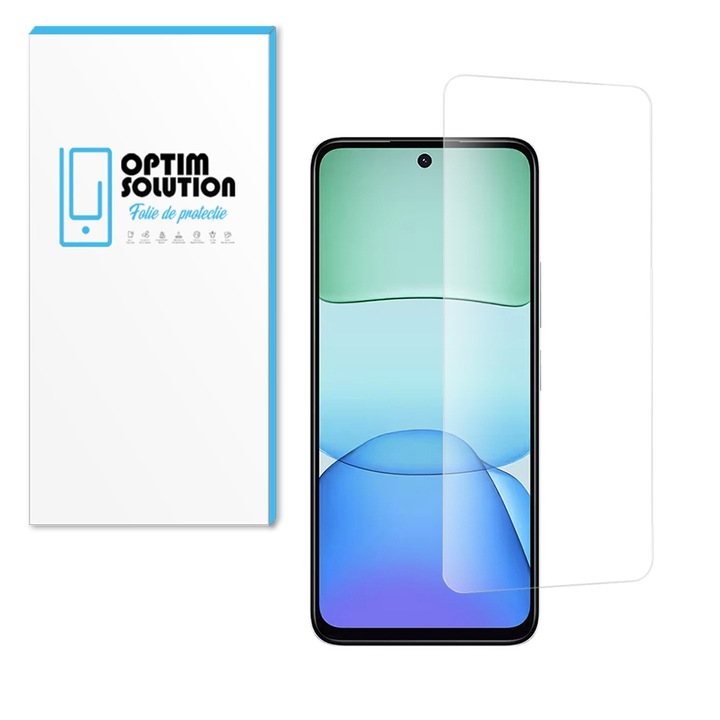 Folie din Sticla Securizata Noble 2.5D pentru Xiaomi Poco F2 Pro, OPTIM SOLUTION, Rezistenta 9H, Crystal Clear, Advanced Touch Sensitivity, Explosion Proof, Bubble Free, UHD Clarity, Optim Protection Tech, Lucid Vision, Anti-Fingerprint, Clear