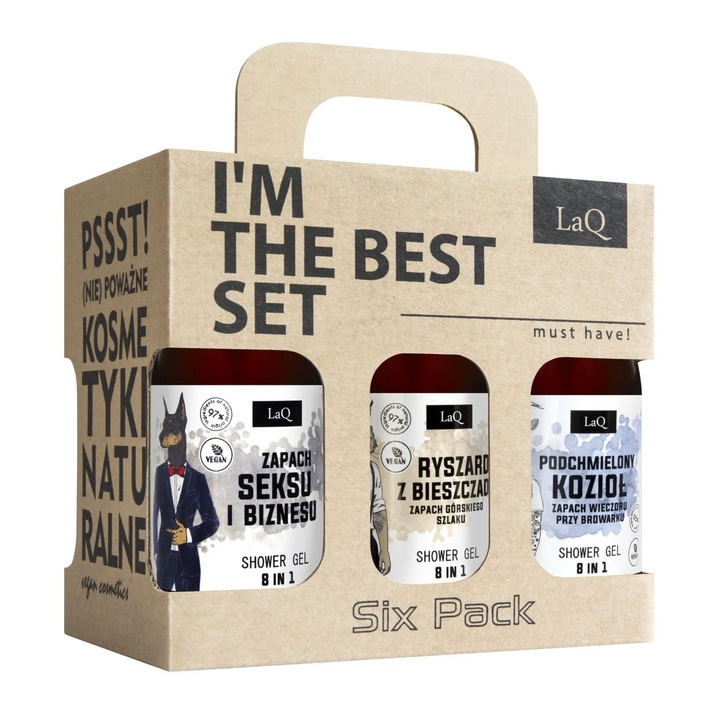 Set 6 Geluri de Dus pentru Barbati, 6x100ml, Fresh si Revigorant, Diverse Arome Masculine, pentru Calatorii si Uz Zilnic, Hidratare Piele, Curatare Eficienta, Energie si Bunastare Corp