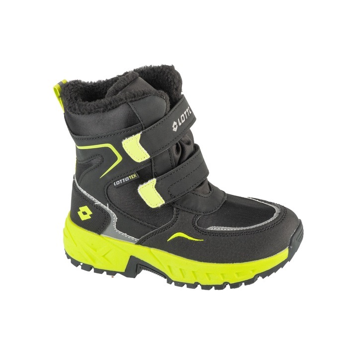 Ghete de iarna pentru copii. Lotto Alstyne Tex K 2600490K-1163. Negru. 33 EU