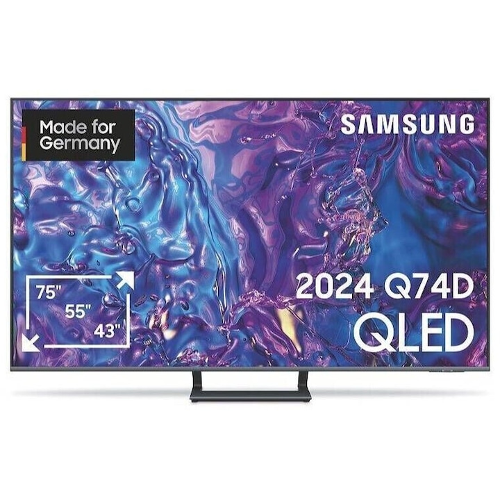 Televizor Samsung GQ65Q74DATXZG AI QLED TV 65 inch (163 cm), 4K UHD, HDR, Smart TV