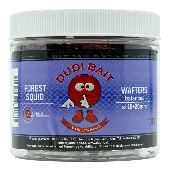 Boilies De Carlig, Wafters, Dudi Bait, Forest Squid, 18-20 mm