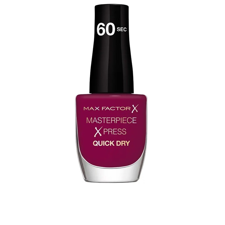 Lac de unghii cu finisaj lucios, Max Factor Masterpiece Xpress, 340 Berry Cute, 8 ml