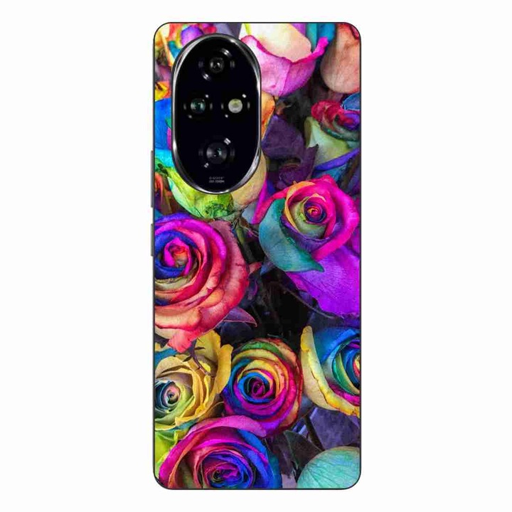 Капак, съвместим с Honor 200 Pro Silicon Gel Tpu Модел Colorful Roses