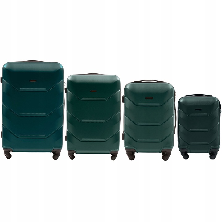 Set 4 Trolere, Michigan, ABS, VERDE inchis, 97-28L