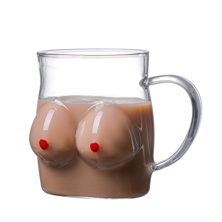 Kávésbögre, jacuzzi, boroszilikát üveg, 18 Oz, Átlátszó