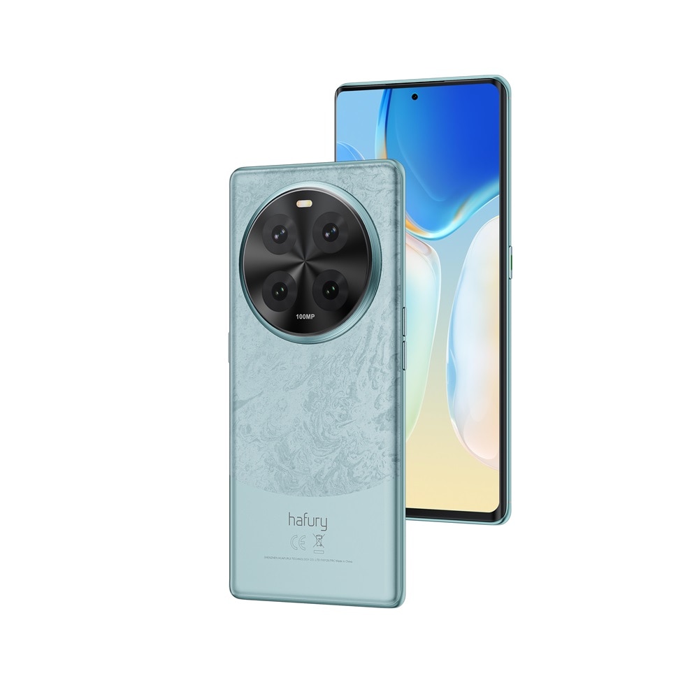 Telefon mobil Hafury Meet, 4G, 6.67" FHD+ 120Hz, 12GB RAM + 12GB extins, 256GB, Android 13, Verde