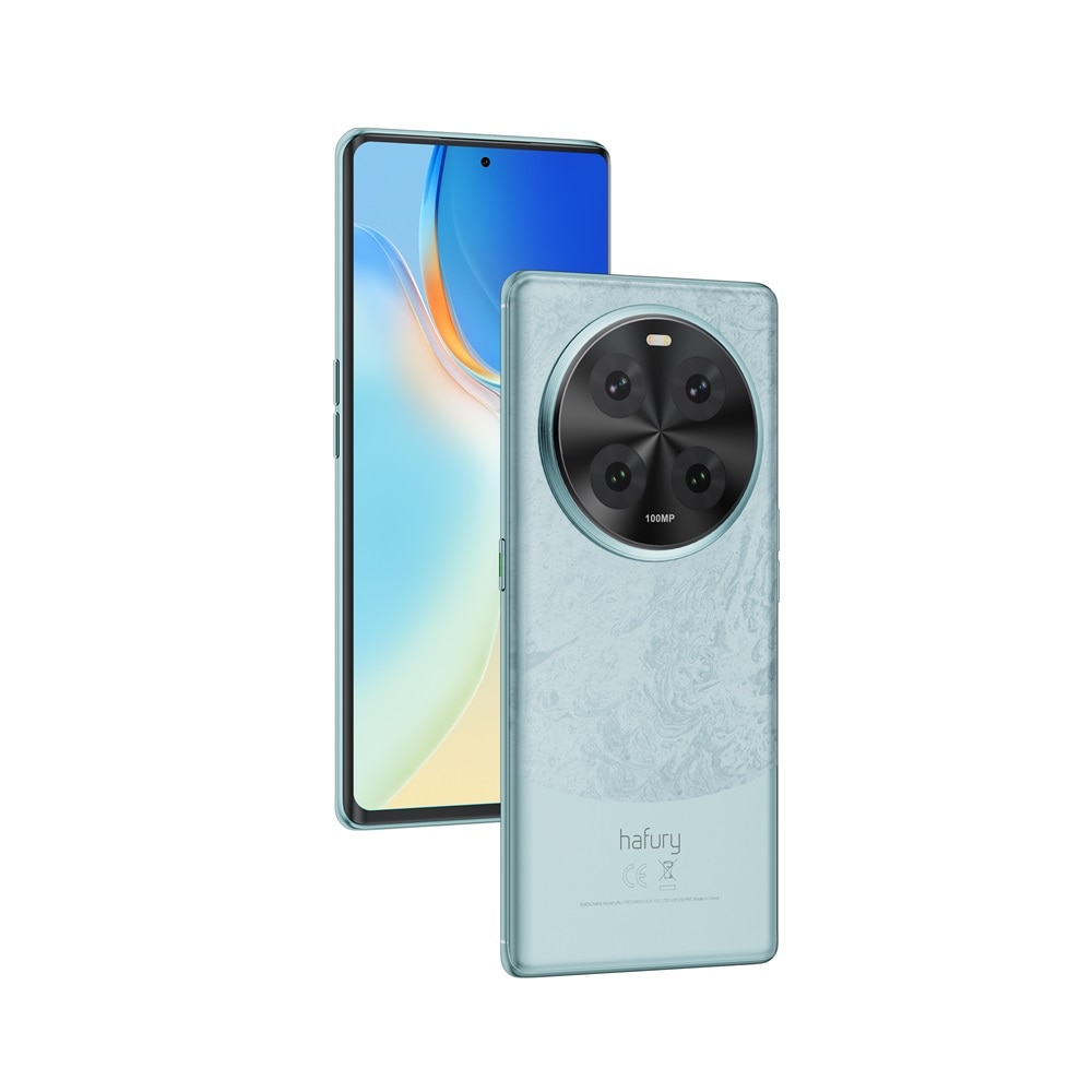 Telefon mobil Hafury Meet, 4G, 6.67" FHD+ 120Hz, 12GB RAM + 12GB extins, 256GB, Android 13, Verde